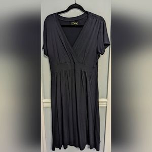 L.L. Bean Knit Little Black Dress Size L